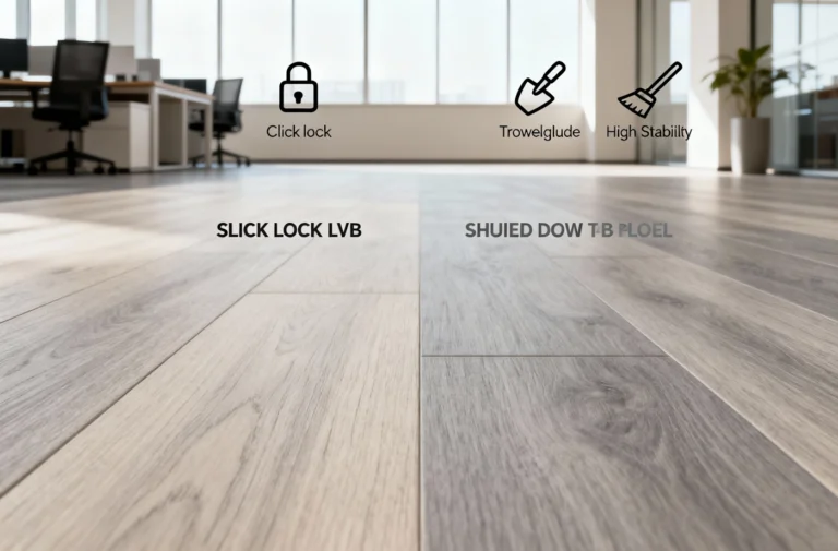 LVT‑плитка замковая или клеевая: какую выбрать